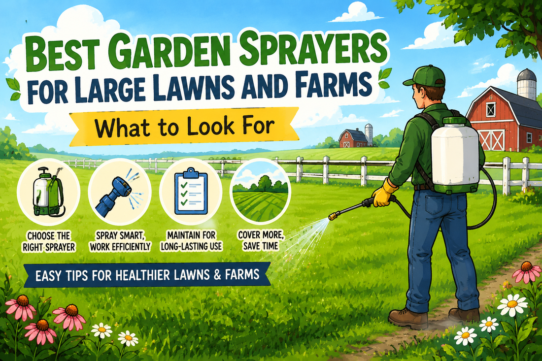 Best Garden Sprayers for Large Lawns and Farms: What to Look For